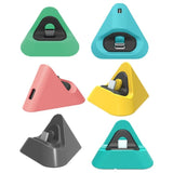 NNEDSZ 2-Pack Portable Triangle Charger For Nintendo Switch / Lite - Yellow