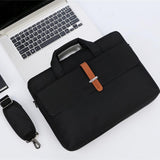 NNEDSZ 14-14.6 Inch Multifunctional Laptop Bag - Durable Shoulder & Handheld - Black