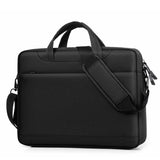 NNEDSZ Thickened Airbag Laptop Messenger Bag - Fits 15.6-16.1 Inches - Light Gray