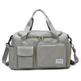 NNEDSZ Waterproof Gym Bag for Travel - Size l - Light Grey