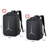NNEDSZ Waterproof Business Laptop Backpack with Usb Port - Multifunctional - Black - 17 Inch
