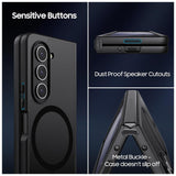NNEDSZ Ultra-Thin Translucent Magsafe Case For Samsung Galaxy Z Fold4 - Black