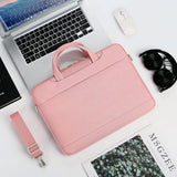 NNEDSZ Versatile Laptop Shoulder Bag - Single Strap - Pink