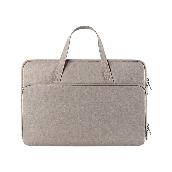 NNEDSZ 14.1-15.4 Inch Waterproof Laptop Bag - Durable and Stylish - Khaki