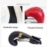 NNEDSZ Professional Boxing Gloves For Adult Training - 10Oz Muay Thai Fighting - Red