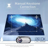 NNEDSZ Portable Home Theater Projector - 200 Ansi Lumens - 1080P Hd - Basic Version