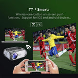 NNEDSZ Portable Home Theater Projector - 200 Ansi Lumens - 1080P Hd - Basic Version