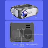 NNEDSZ Portable Home Theater Projector - 200 Ansi Lumens - 1080P Hd - Basic Version
