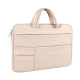 NNEDSZ 15.6 Inch Waterproof Laptop Bag - Wearable - Creamy-White