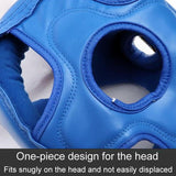 NNEDSZ Competition Sparring Boxing Helmet For Head Protection - Red With Mask - L