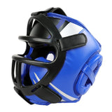 NNEDSZ Competition Sparring Boxing Helmet For Head Protection - Red With Mask - L