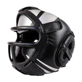 NNEDSZ Competition Sparring Boxing Helmet For Head Protection - Red With Mask - L
