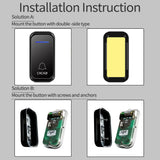 NNEDSZ Wireless Digital Doorbell For Elderly - Home Smart - White