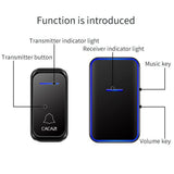 NNEDSZ Wireless Digital Doorbell For Elderly - Home Smart - White