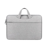 NNEDSZ Waterproof Laptop Handbag - 15.6 Inches Shock-absorbing & Large-capacity - Grey