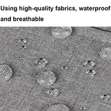 NNEDSZ Waterproof Laptop Handbag - 15.6 Inches Shock-absorbing & Large-capacity - Grey