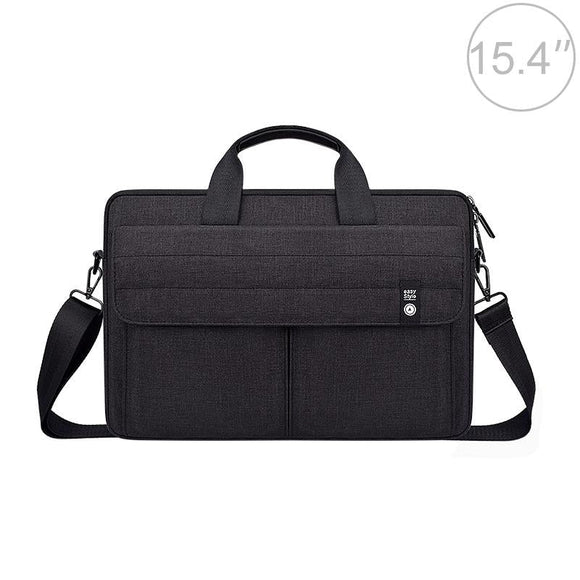 NNEDSZ 15.4 Inch Laptop Carrying Bag with Shoulder Strap - Handheld Briefcase Style - Black