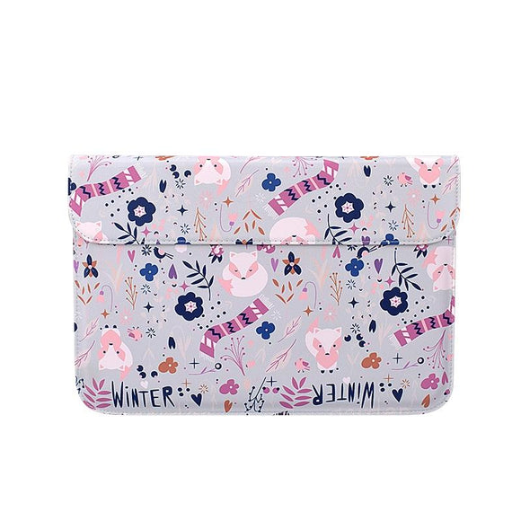 NNEDSZ 13.3 Inch Cat Laptop Sleeve Bag In Pu & Nylon - Lb9953A