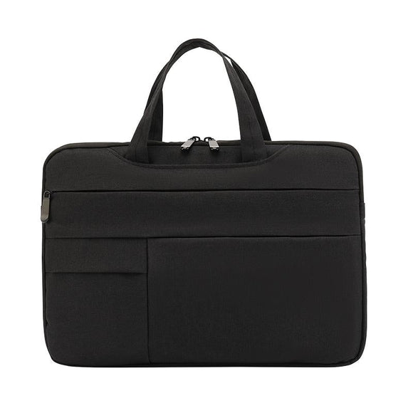 NNEDSZ 15.6 Inch Waterproof Laptop Handbag in Oxford Cloth - Black