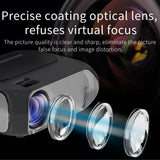 NNEDSZ 720P Home Theater Projector - 200 Ansi Lumens - Silver Grey