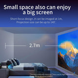NNEDSZ 720P Home Theater Projector - 200 Ansi Lumens - Silver Grey