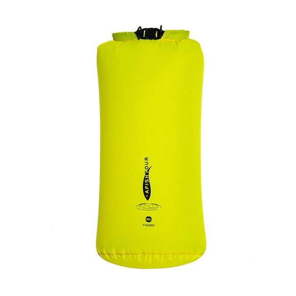 NNEDSZ Waterproof Outdoor Storage Bag 20L Multi Function Light Thin Design Yellow