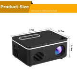 NNEDSZ Portable Mini Projector - 80 Lumens 1080P Support 320X240 Pixels