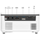 NNEDSZ Portable Mini Projector - 80 Lumens 1080P Support 320X240 Pixels