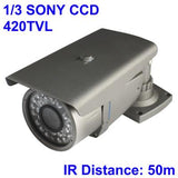 NNEDSZ Waterproof Sony Ccd Camera - 50M Ir Distance