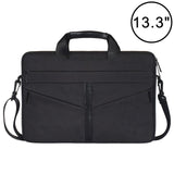 NNEDSZ Stylish Zipper Laptop Bag with Shoulder Strap - Durable & Breathable - Black