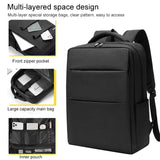 NNEDSZ Multifunctional Laptop Backpack in Oxford Cloth - Cxs-605 - Black