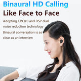 NNEDSZ Touch Bluetooth Earphones With Dual Noise Cancellation And Charging Box