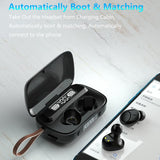 NNEDSZ Touch Bluetooth Earphones With Dual Noise Cancellation And Charging Box