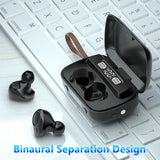 NNEDSZ Touch Bluetooth Earphones With Dual Noise Cancellation And Charging Box