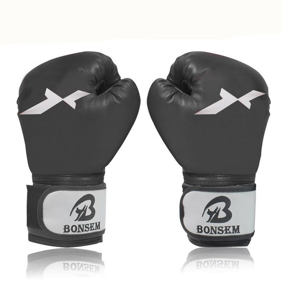NNEDSZ Adult Training Boxing Gloves - Black