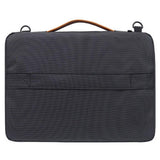NNEDSZ Waterproof Nylon Laptop Handbag with Trolley Strap - Fits 13-14 Inch Laptops - Black