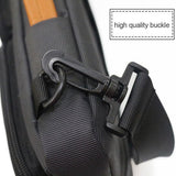 NNEDSZ Waterproof Nylon Laptop Handbag with Trolley Strap - Fits 13-14 Inch Laptops - Black