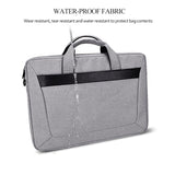 NNEDSZ Expandable Laptop Bag - Waterproof Oxford Cloth Detachable Shoulder Strap - Black
