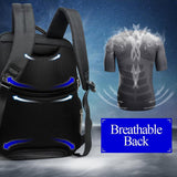 NNEDSZ Large Capacity Multi-layer Laptop Backpack with Breathable Design - 15.6 Inch Black - 35x20x43cm