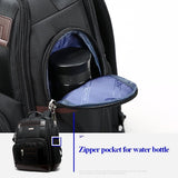 NNEDSZ Large Capacity Multi-layer Laptop Backpack with Breathable Design - 15.6 Inch Black - 35x20x43cm