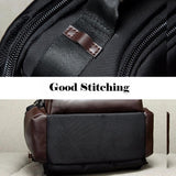 NNEDSZ Large Capacity Multi-layer Laptop Backpack with Breathable Design - 15.6 Inch Black - 35x20x43cm