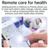NNEDSZ Smart Ring With Heart Rate Blood Oxygen Sleep & Sports Modes - Size 9