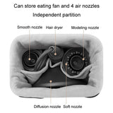 NNEDSZ Complete Accessories Storage Bag For Dyson Hair Dryer - Grey
