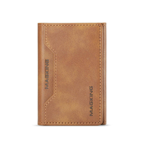 NNEDSZ Rfid Card Bag Magsafe Compatible - Brown