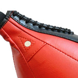 NNEDSZ Adult Hanging Speed Ball For Boxing Fitness - Free Punching Bag - Drawstring Red & Black