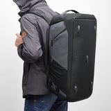 NNEDSZ Separate Wet / Dry Large Gym Bag - Black