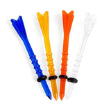 NNEDSZ 30 Adjustable Golf Tees with 83mm Height Limit - Set of 30 - Orange