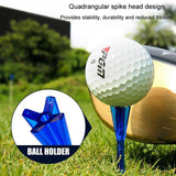 NNEDSZ 30 Adjustable Golf Tees with 83mm Height Limit - Set of 30 - Orange