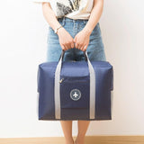 NNEDSZ Folding Travel Bag With Trolley Case For Luggage