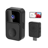 NNEDSZ Wireless Smart Video Doorbell - 90 Degree Wide Angle - White